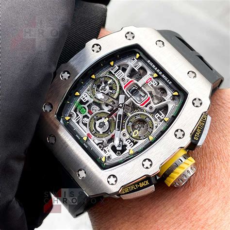 richard mille titane|richard mille chronograph.